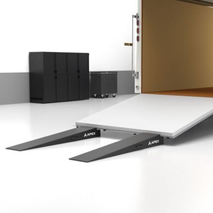 Long trailer ramps for low-clearance vehicle loading, 72" lightweight foam trailer ramps set