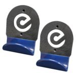 Set of two Ergochair wall hanger brackets (5216087), featuring powder-coated steel construction and a wide cradle surface for organized creeper or rail storage