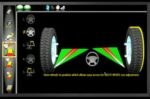 EZ-Toe visual guidance screen simplifies steering angle and toe correction with clear on-screen graphics for faster, technician-friendly alignments