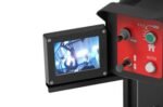 Integrated lower bead camera display on the Hofmann Monty 1675-SS providing real-time visibility during tire mounting and demounting