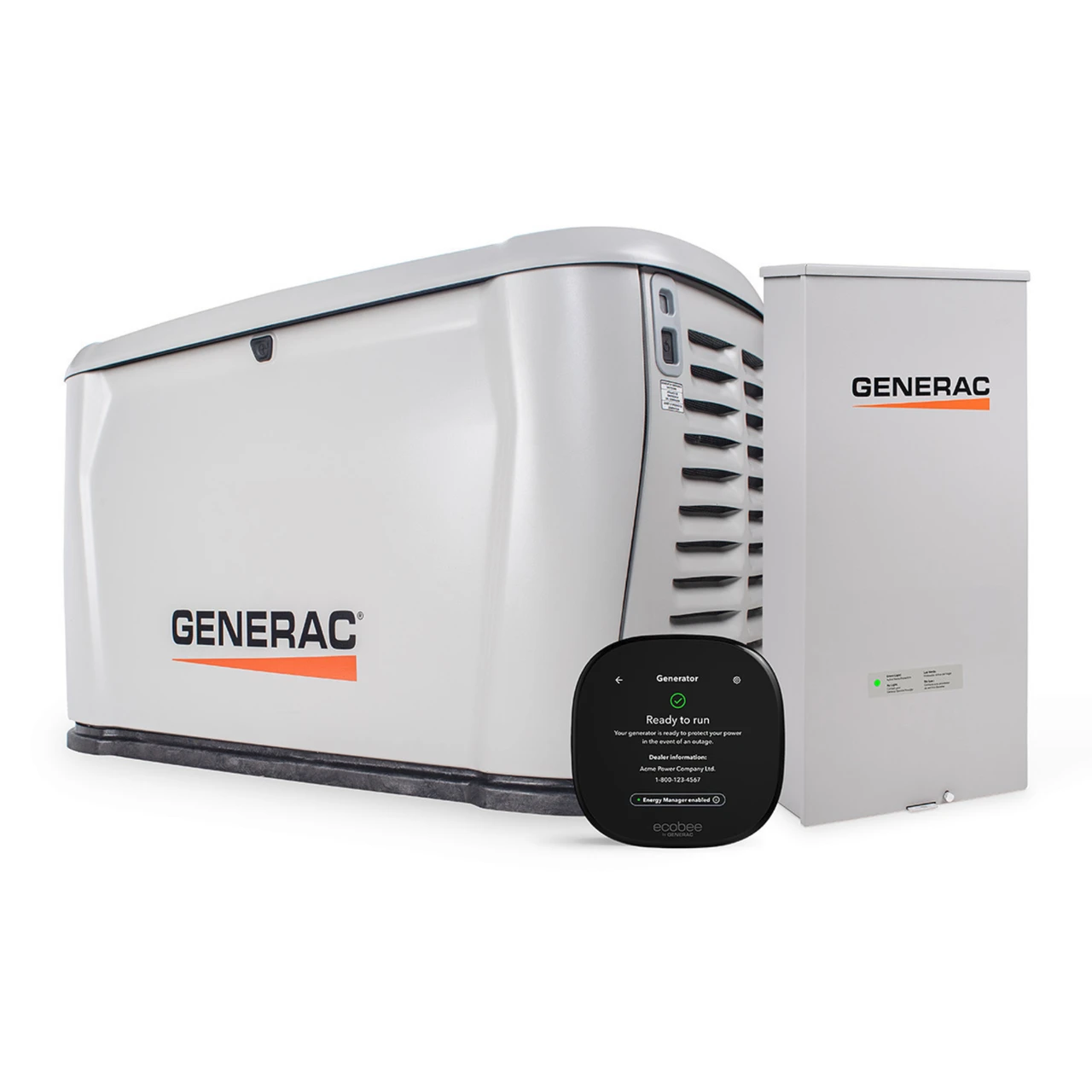Generac 7329 28kW Generator with 200A SE Transfer Switch & ecobee Generac 7329 28kW Generator with 200A SE Transfer Switch & ecobee product image
