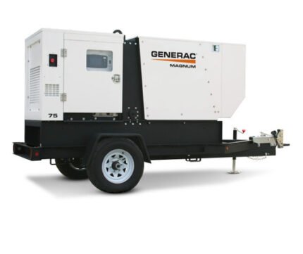 Generac MDG75DF4 56/62kW Mobile Diesel Generator with John Deere Engine gallery image 2