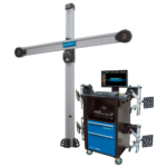 Advanced geoliner® 650 XD wheel alignment system featuring high-precision cameras, rugged movable beam, and intuitive user interface for fast, accurate alignments