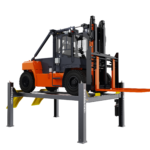 HDS40FL 5175616 forklift 4-post lift delivers elevated access for safe, efficient maintenance and undercarriage service.