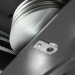 Reinforced cable sheaves on BendPak HDS-18E 5175968 built for 18,000-lb durability.