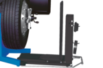 Integrated wheel lift system that effortlessly raises large truck and bus assemblies, reducing tech strain and speeding up workflow