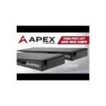 APEX four post lift hook nose ramps shown in overview, highlighting lightweight construction, low profile design, and performance focused vehicle access