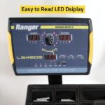 Ranger LS45DS LED display provides clear balancing data for quick wheel corrections.