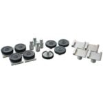Adapter set for the BendPak MD-6XP mid-rise lift improves frame contact and lifting flexibility. SKU 5175730.