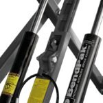 BendPak MD-6XP safety lock system ensures secure mid-rise lifting with reinforced scissor lift engineering. SKU 5175730.