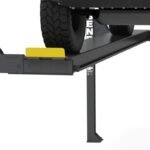 Heavy-duty BendPak HDSO-14P open front four post lift. 14,000 lb capacity built for serious truck service. SKU 5175152.