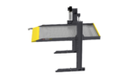 Isometric angle of the BendPak PL-6000DC parking lift built to maximize garage capacity by stacking vehicles safely and efficiently. SKU 5175427