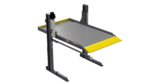 Compact ISO view of the BendPak PL-6000DC parking lift engineered to help homeowners and shops fit more vehicles into tight spaces. SKU 5175427