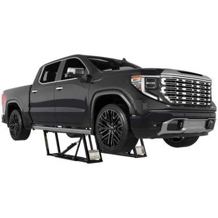 Lift full-size trucks and long-wheelbase vehicles with the QuickJack 8000TLX portable lift.
