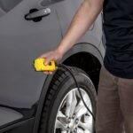 Handheld push-button controller gives you precise up and down control of the QuickJack 8000TL for safe lifting during oil changes and repairs.