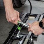 Every QuickJack portable car lift comes with pre-assembled quick-disconnect hydraulic fittings