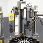 R76 tire changer upgrade with leverless auto bead lifter kit for faster cycle times and professional-grade tire installation.