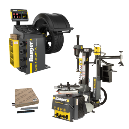 R76ATR-L 110V wheel balancer with DST30PX system tape wheel weights and training package