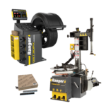 R980XR-220V tire changer and DST30PX-110-220V wheel balancer package for automotive shops