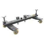 Close front detail of Ranger RCD-2V car dollies engineered for maneuvering vehicles in tight garages and shops. SKU 5150409.