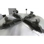 Ranger R980XR turntable with RimGuard-protected clamps designed to safeguard alloy wheels during mounting and demounting