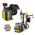 R76ATR 220V wheel balancer with DST30PX system tape weight rolls and training kit