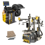 R80EX 220V wheel balancer with LS45DS system tape weight rolls and training package