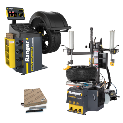 R980DP-L 110V wheel balancer with DST30PX system tape wheel weights and setup training kit