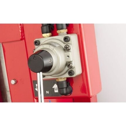 Detailed view of the RP-20HD’s pneumatic control valve, showing the rugged construction and simple forward/reverse actuation lever