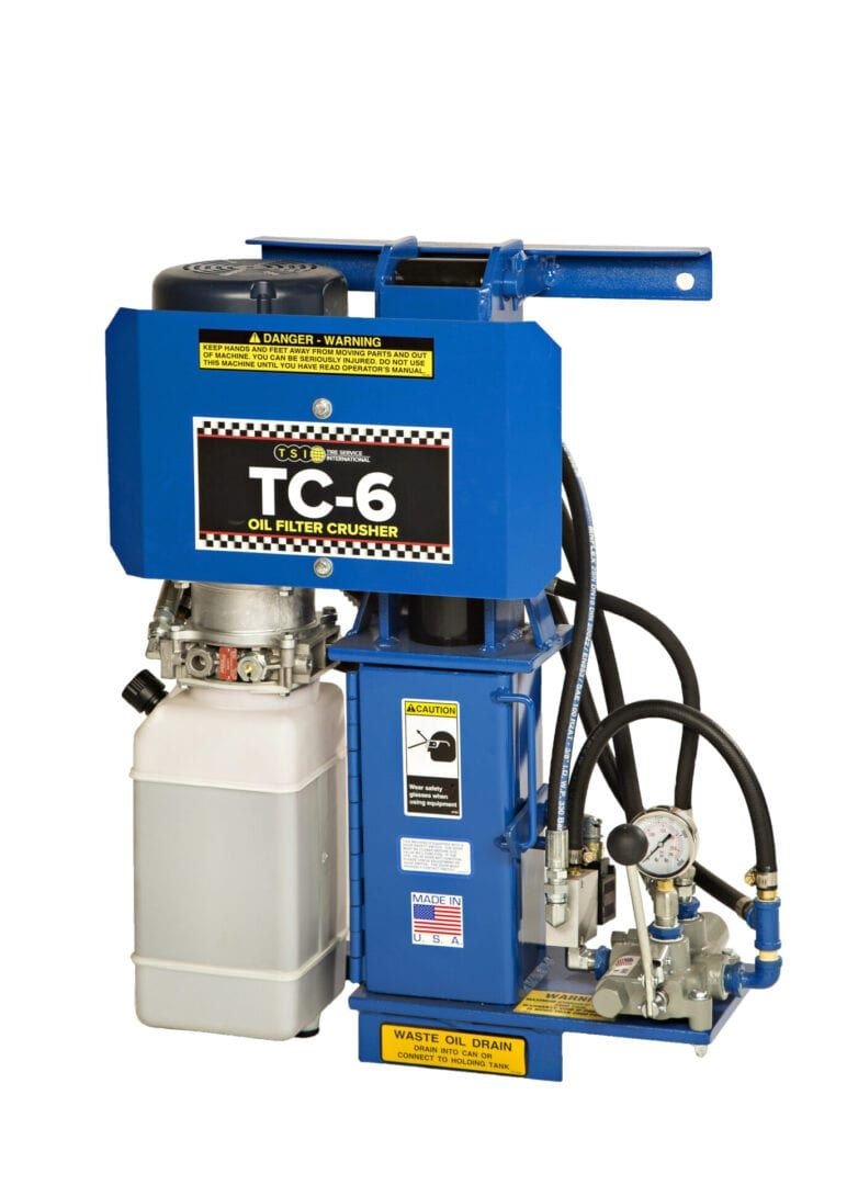 TSI TC-6 tsi-tc-6-oil-filter-crusher-no-stand-heavy-duty