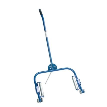 TSI-HD-26-6010481-Manual-8-Inch-Wide-Roller-Wheel-Dolly-300-lb-Capacity-Kickstand-Included-Clever-Lever