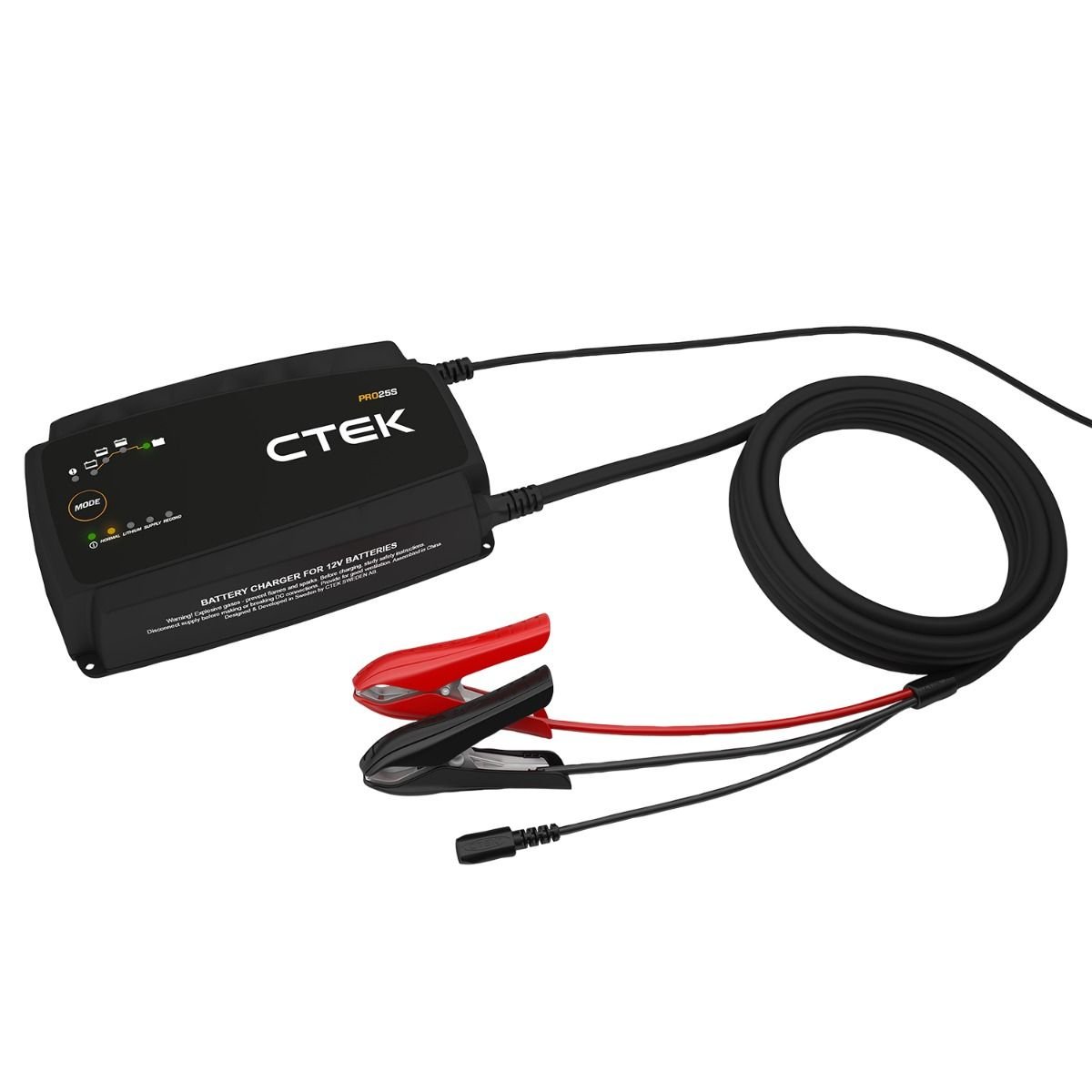 CTEK PRO25SE: 25A Professional Battery Charger, Maintainer & Power Supply (Extended Cable) Wrenchers Ctek40-327 12v battery charger maintainer extended cable 6010493